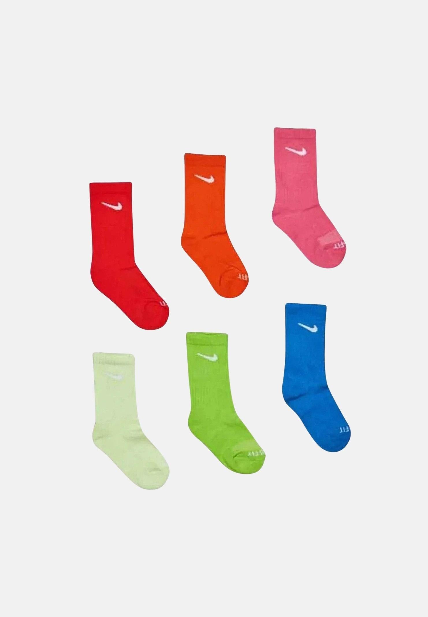 NIKE Calzini (6 paia) Nike Solid multicolor per bambino e bambina UN0019 Y24 NIKE 