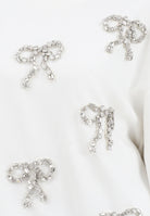 ODI ODI Felpa girocollo Nogara bianca da donna con applicazioni NOGARA734W5 D7 ODI ODI 