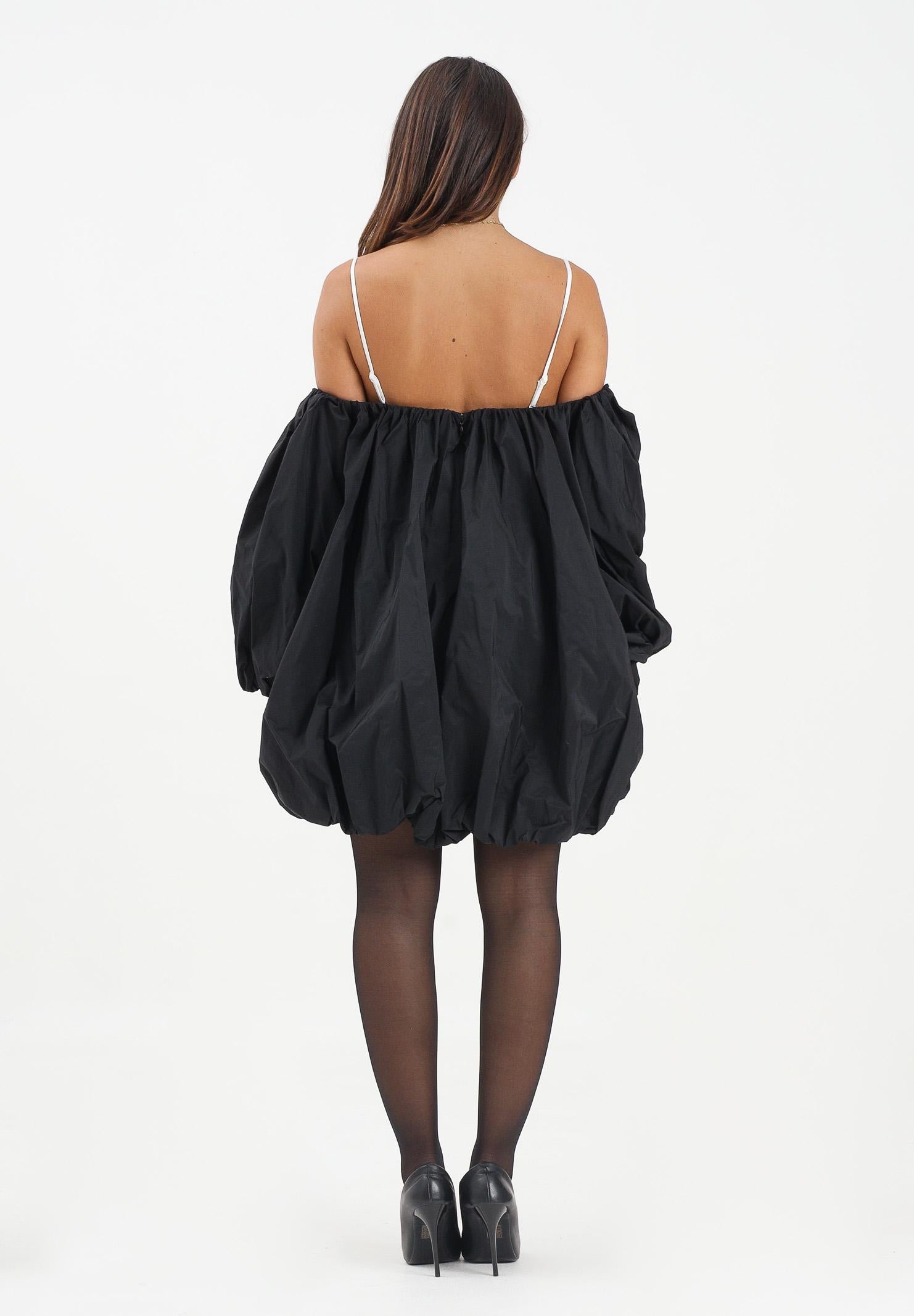 PINKO Abito corto nero da donna effetto balloon 105758Y3LE ZZ2 PINKO 