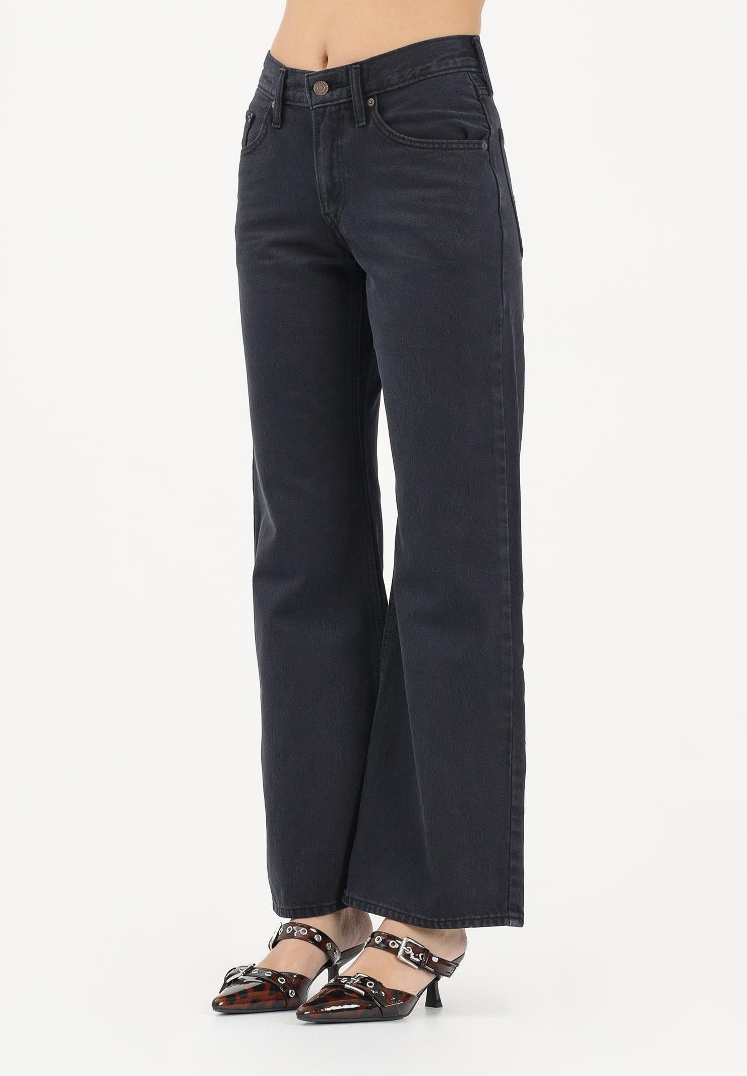 LEVI'S Jeans Loose Boot in denim nero da donna 005DO-0004 . LEVI'S® 