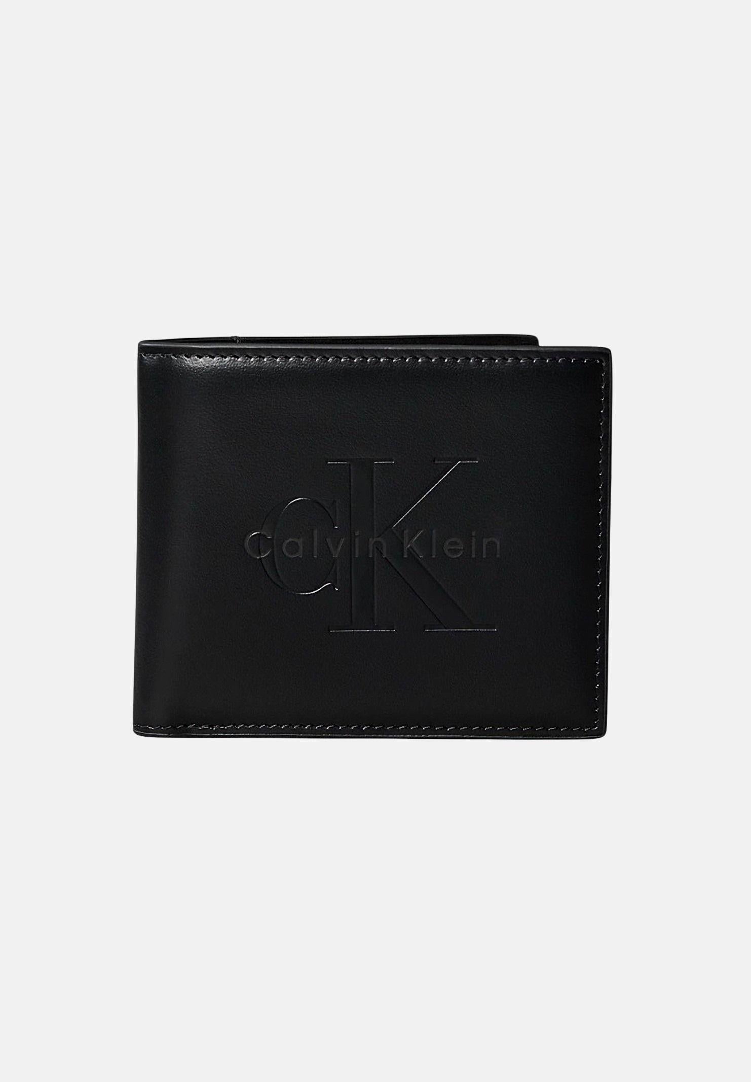 CALVIN KLEIN portafoglio bi-fold da uomo nero LV04D1156G UB1 CALVIN KLEIN 