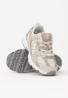 NEW BALANCE Sneakers 530 Bungee Lace panna e beige da neonato I530783 . NEW BALANCE 