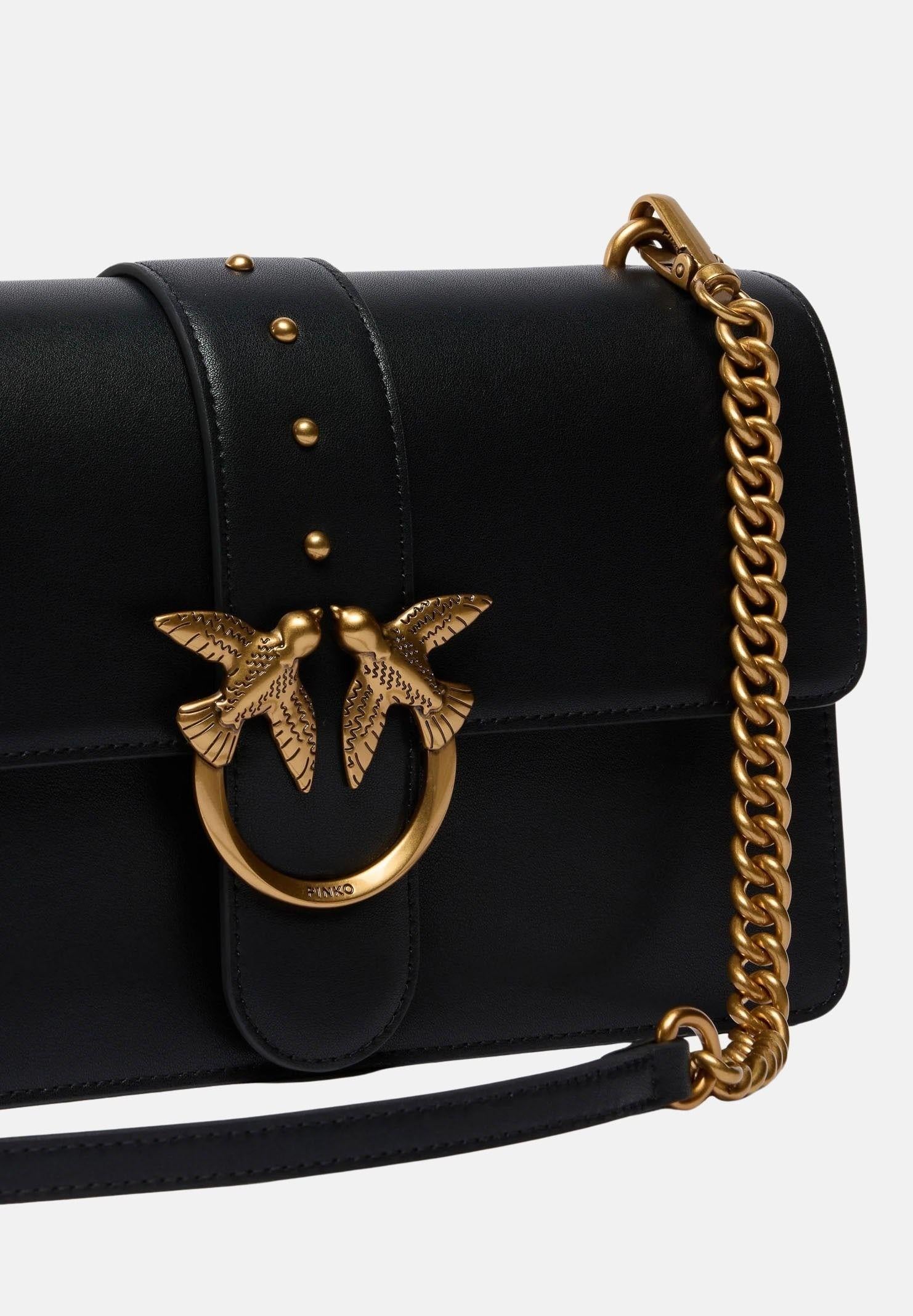 PINKO Borsa a tracolla Love Bag One nera da donna 105857A0F1 Z99Q PINKO 