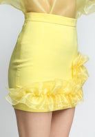 SANTAS Gonna corta CHANTILLY gialla da donna PV2502 GIALLO SANTAS 