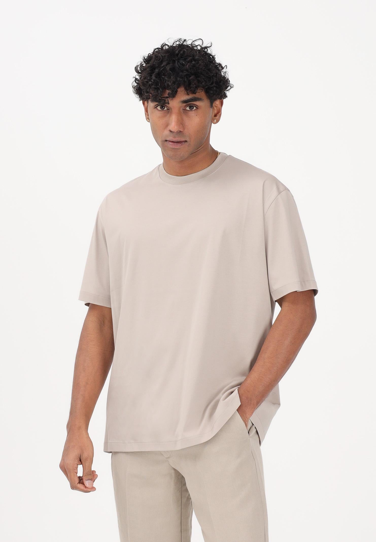 I'M BRIAN T-shirt a manica corta beige da uomo TS3742 0025 I'M BRIAN 
