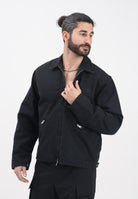 THE NORTH FACE Giubbotto di jeans Cedar Canvas in denim nero da uomo NF0A8B72JK31 . THE NORTH FACE 