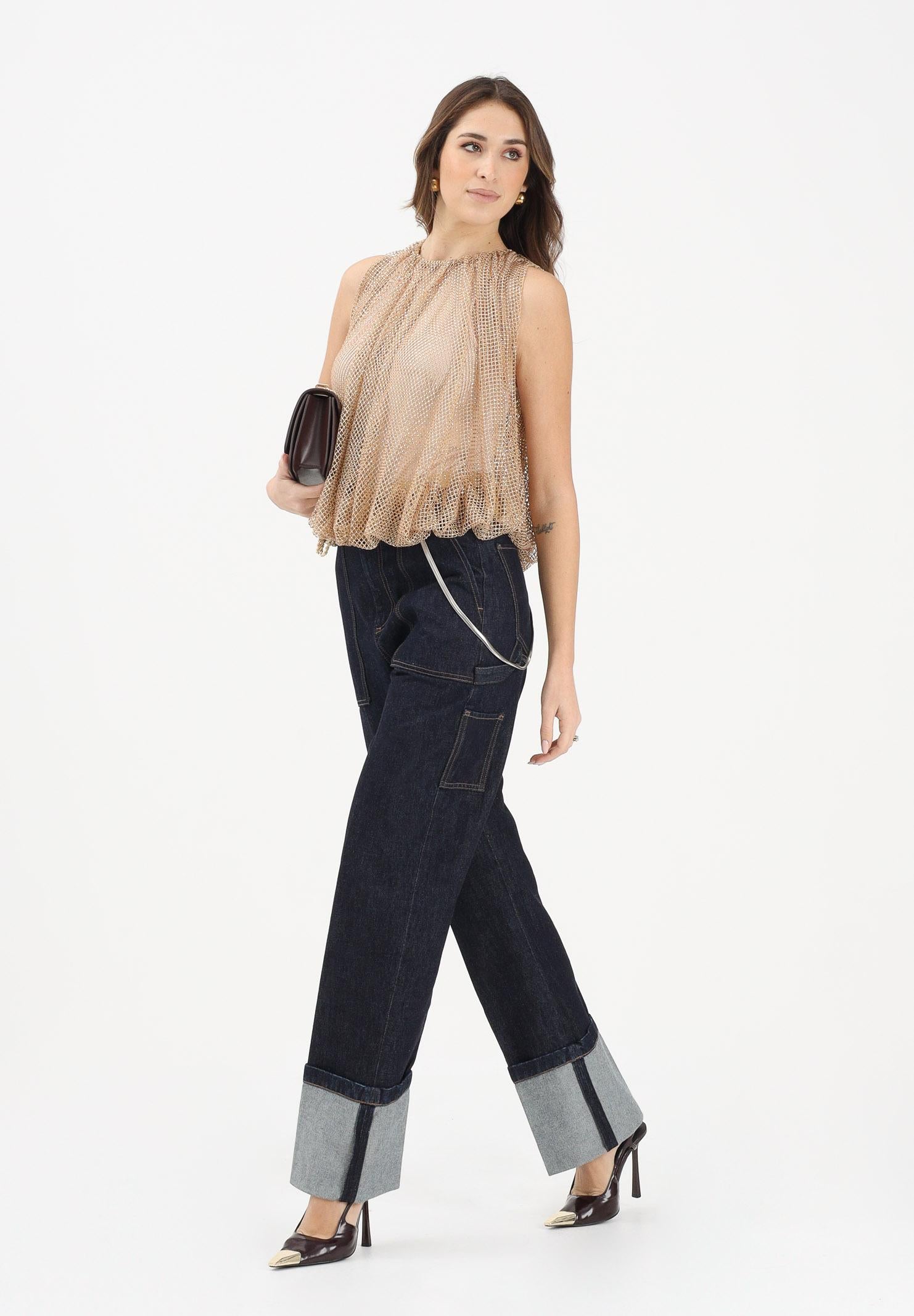 SPORTMAX Jeans SPDONORATA in denim blu scuro da donna 2612181045600 001 SPORTMAX 