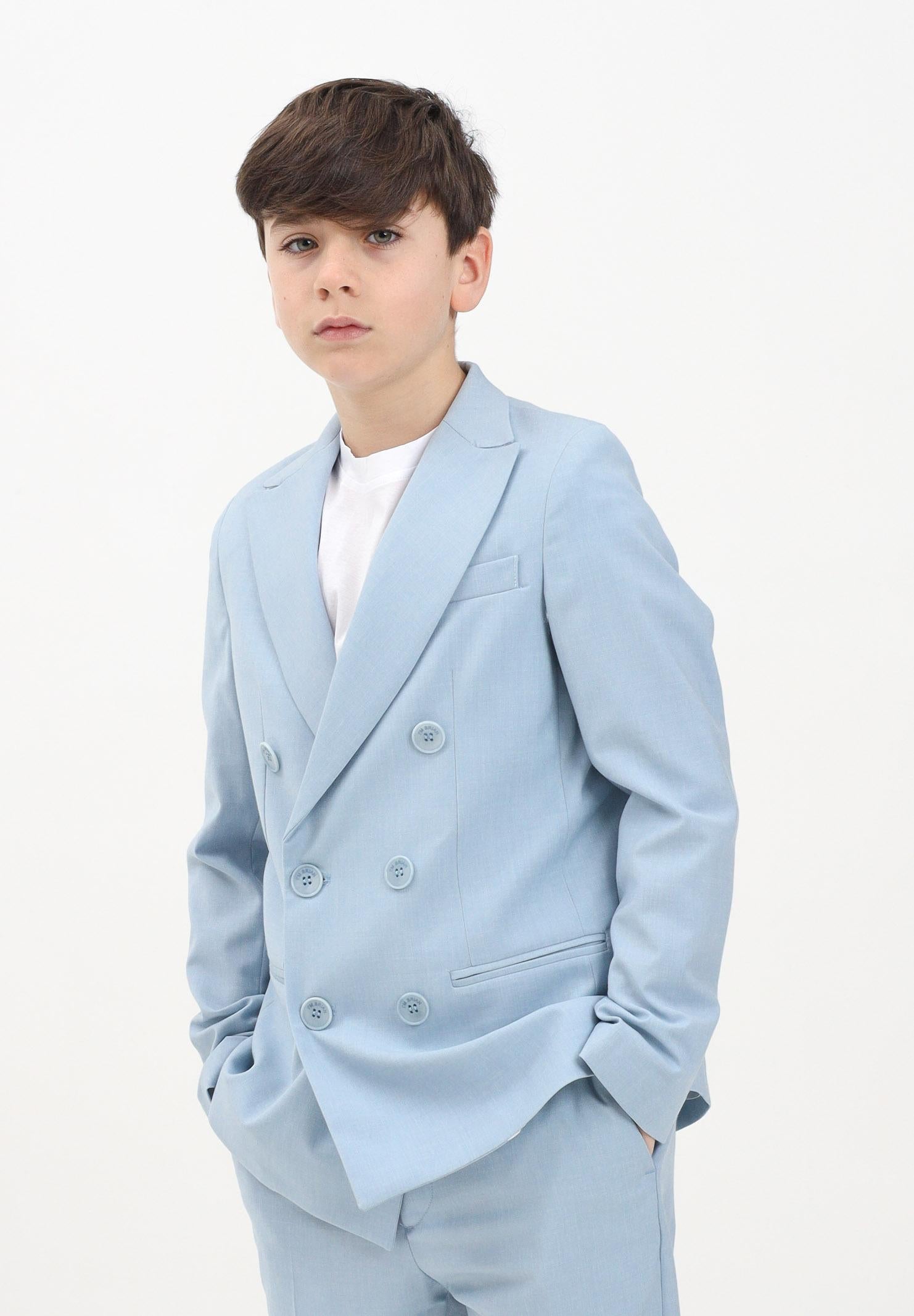 I'M BRIAN Giacca azzurro polvere da bambino GIA3220J POL I'M BRIAN 