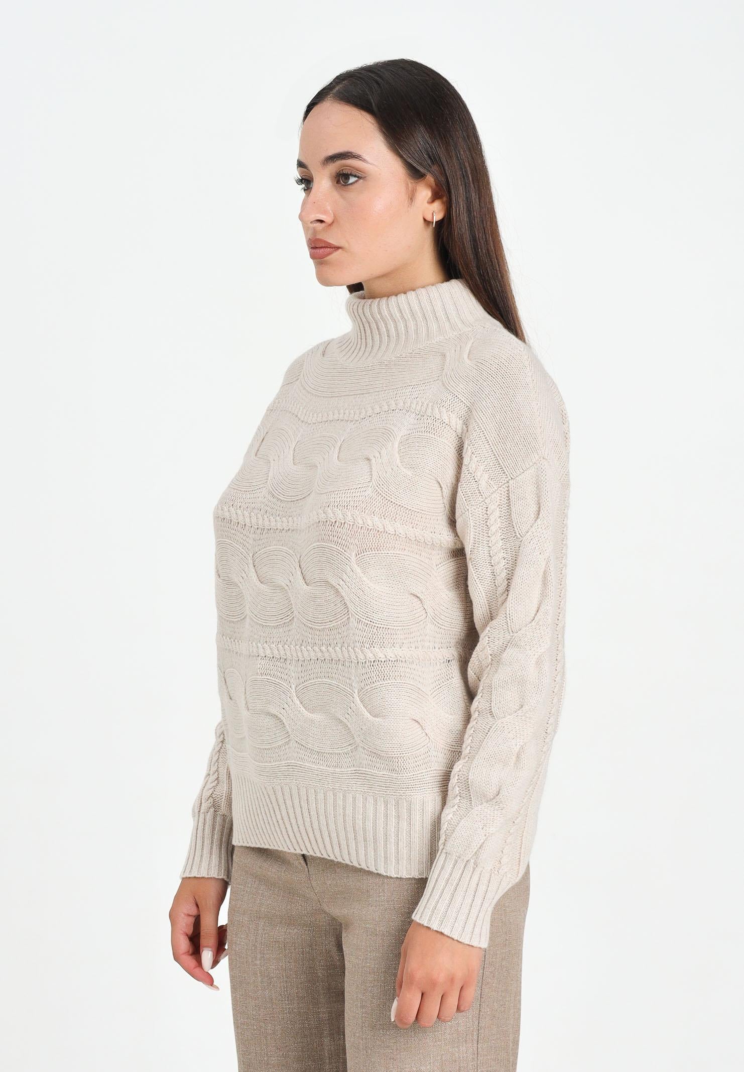 MAX MARA Maglioncino beige da donna lavorato a maglia 2526366042600 002 MAX MARA 