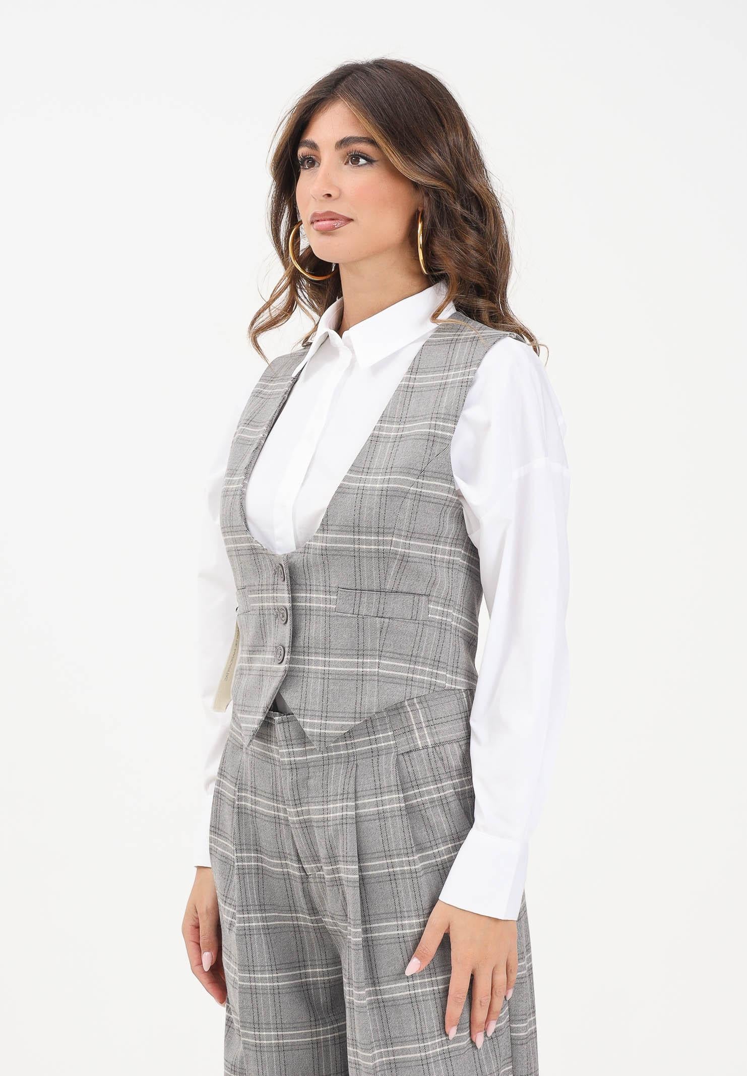 MAR DE MARGARITAS Gilet Agata grigio da donna MMABW01418 GR00 Mar de margaritas 