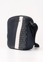 ARMANI EXCHANGE Borsello blu notte da uomo con stampa XM000162AF11935 MB051 ARMANI EXCHANGE 