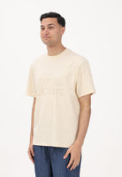 LACOSTE T-shirt a manica corta beige da uomo con stampa<BR/> TH1427 056 LACOSTE 