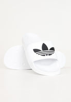 Ciabatte Adilette lite bianche per uomo e donna FU8297 . ADIDAS ORIGINALS 