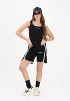 PALM ANGELS Shorts sportivo nero per donna, ragazzi e bambini con logo PBCI007S26FLE001 110 PALM ANGELS 
