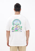 THE NORTH FACE T-shirt a manica corta Clean Trails Oversized panna per uomo e donna NF0A8C2TQLI1  THE NORTH FACE 