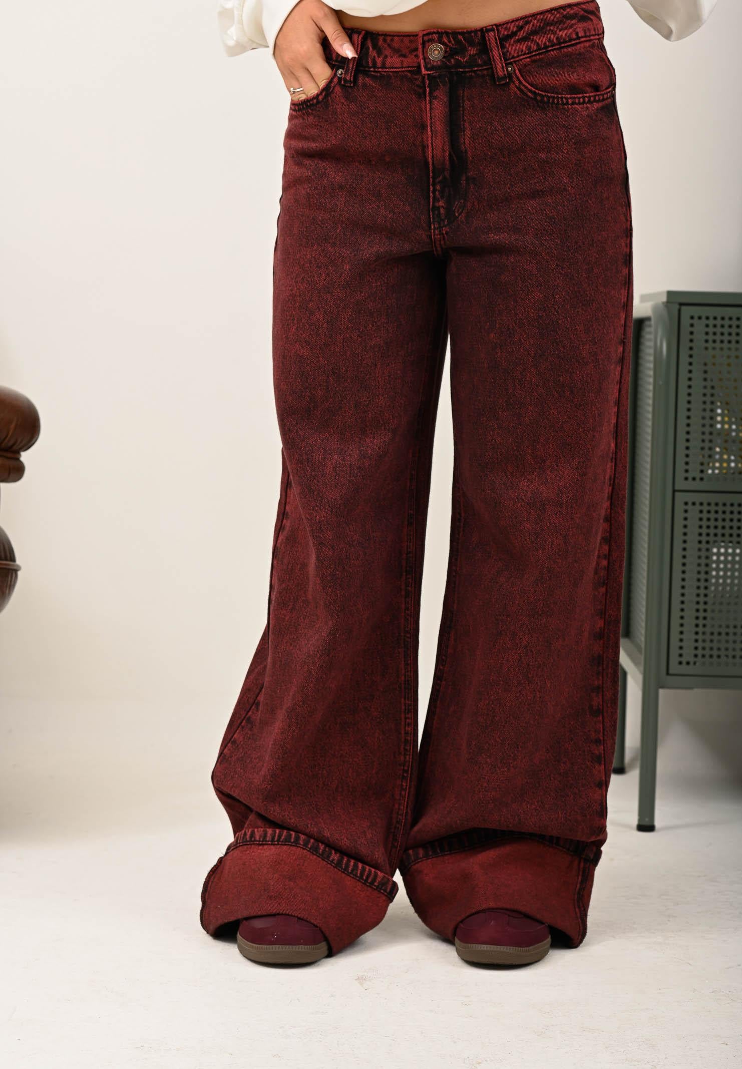 ONLY Jeans in denim bordeaux da donna 15353625 Cabernet ONLY 