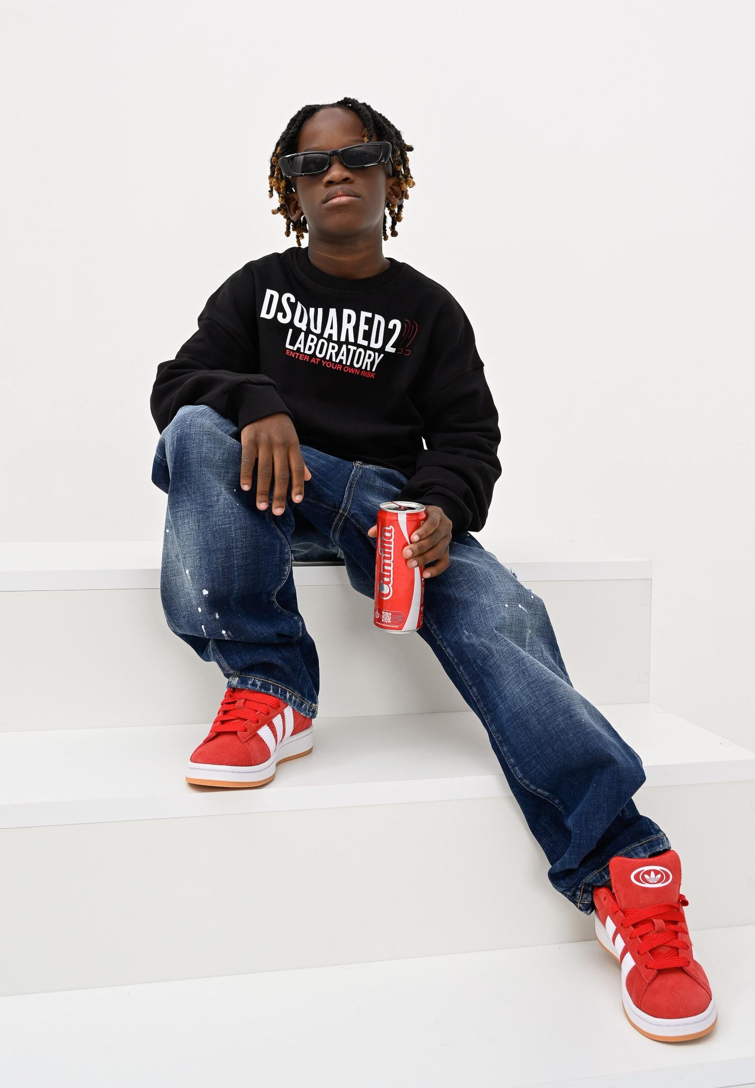 DSQUARED2 Jeans Moose Lost in denim blu per donna, ragazzi e bambini DQ3082D0AEJ DQ01 DSQUARED2 