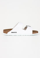 Ciabatte Arizona Birko-Flor bianche da uomo e donna 552683  BIRKENSTOCK 