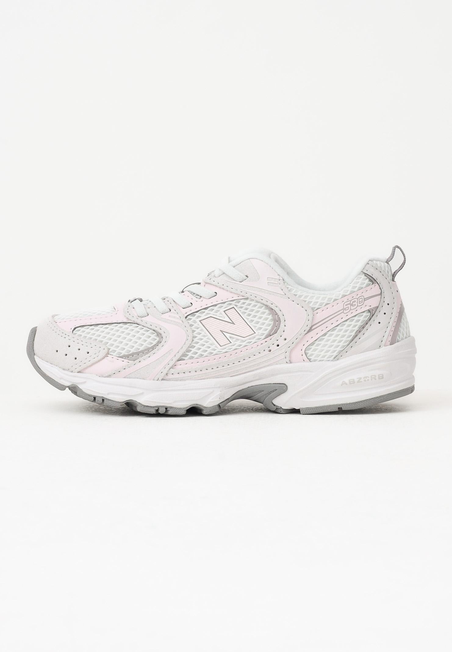 NEW BALANCE Sneakers 530 Bungee Lace rosa da bambina P5304AU . NEW BALANCE 