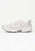 NEW BALANCE Sneakers 530 Bungee Lace rosa da bambina P5304AU . NEW BALANCE 