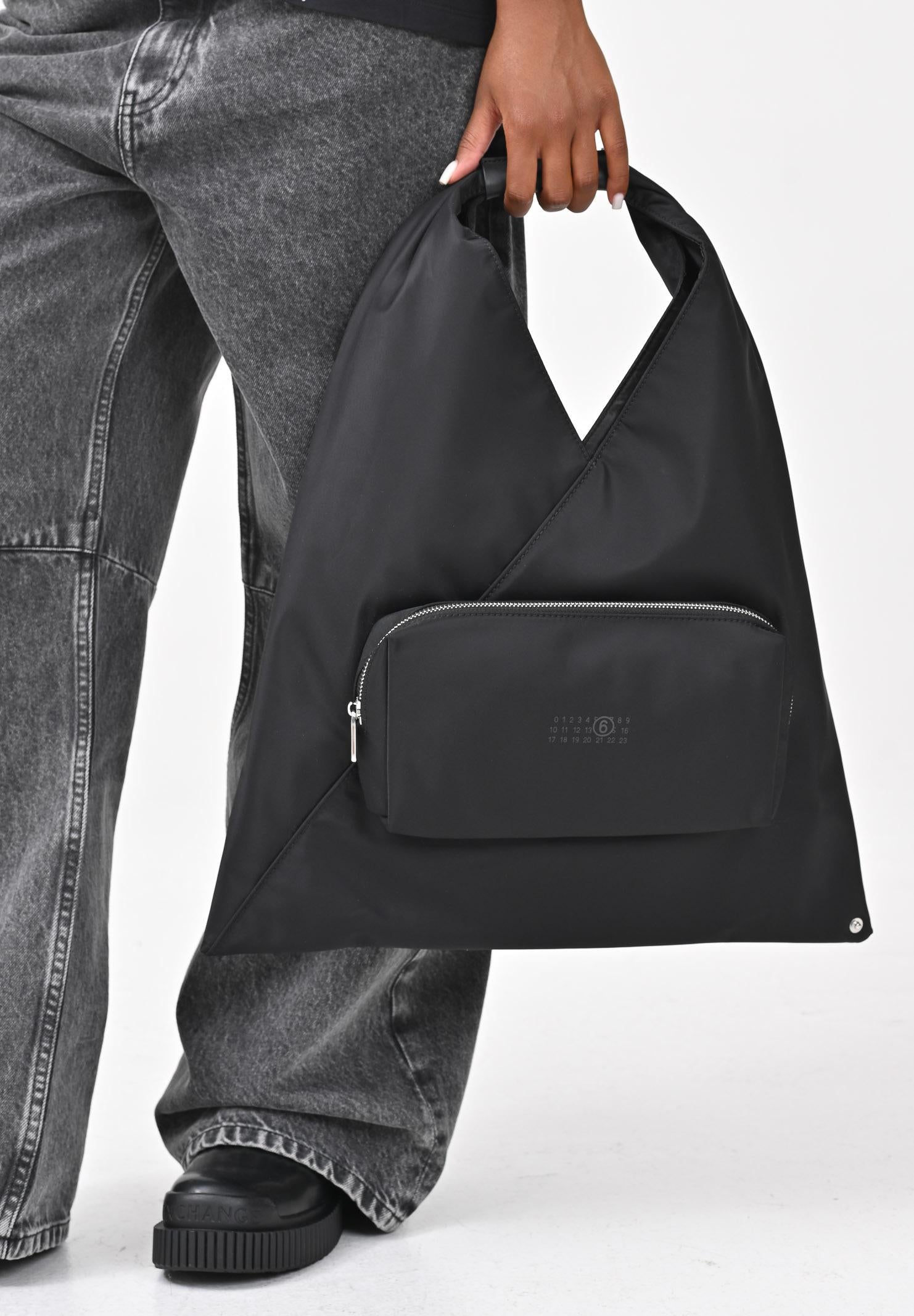 MAISON MARGIELA Borsa a mano Japanese with Pocket nera da donna M60821P6416 T8013 MAISON MARGIELA 