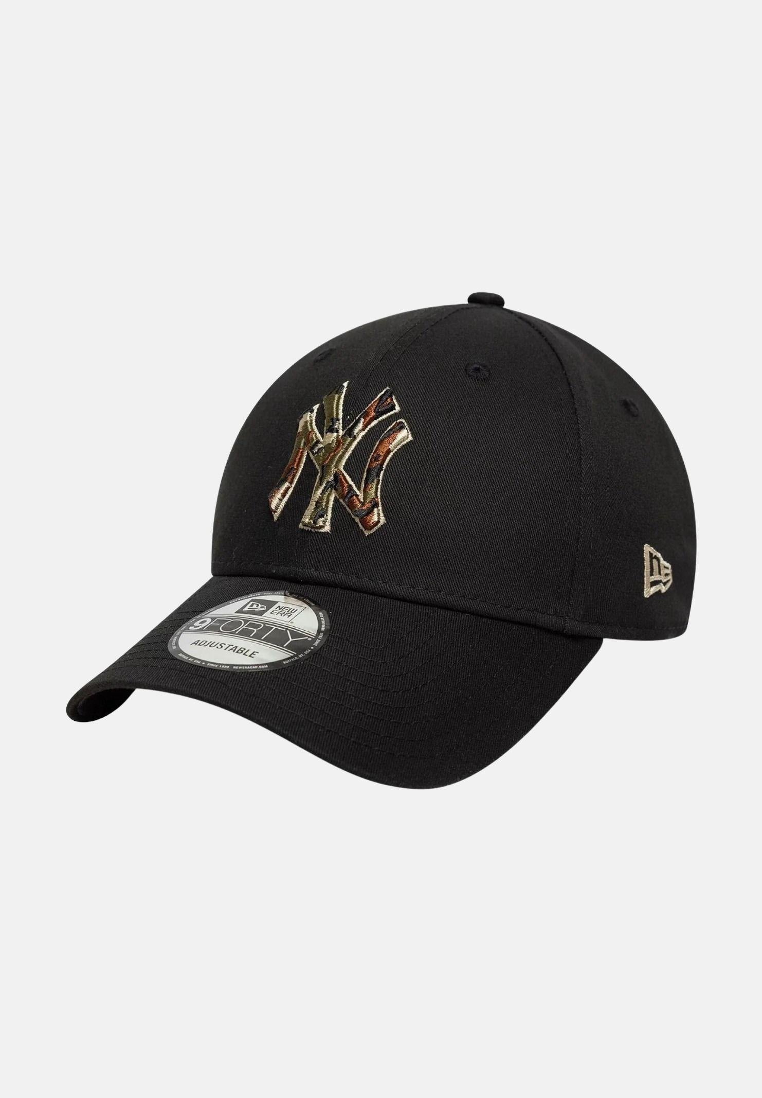 NEW ERA Cappello con visiera 9FORTY New York Yankees MLB Outline Camo nero da donna 60771853 . NEW ERA 
