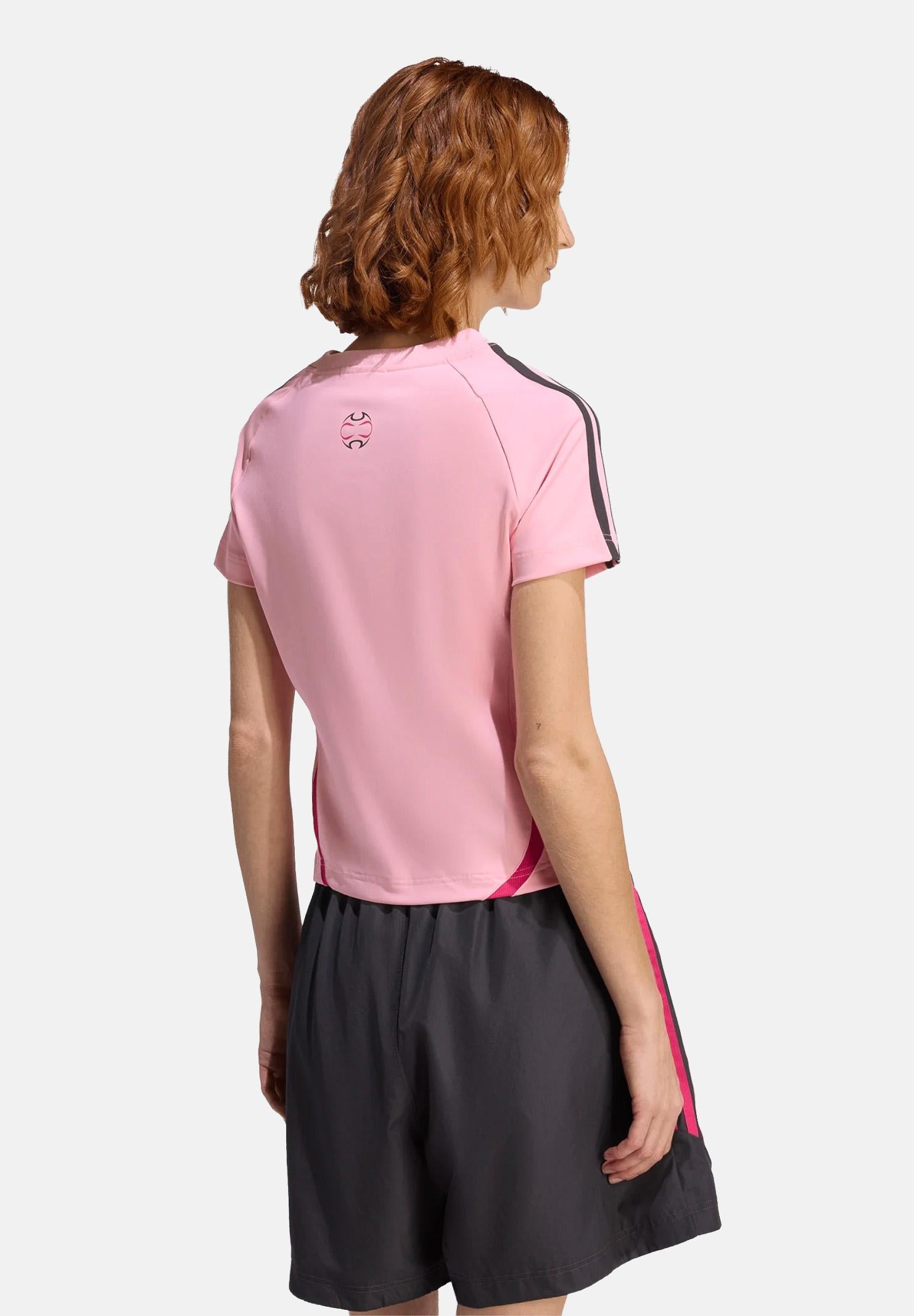 ADIDAS PERFORMANCE T-shirt a manica corta TEAMGEIST rosa da donna KD6366 . ADIDAS PERFORMANCE 