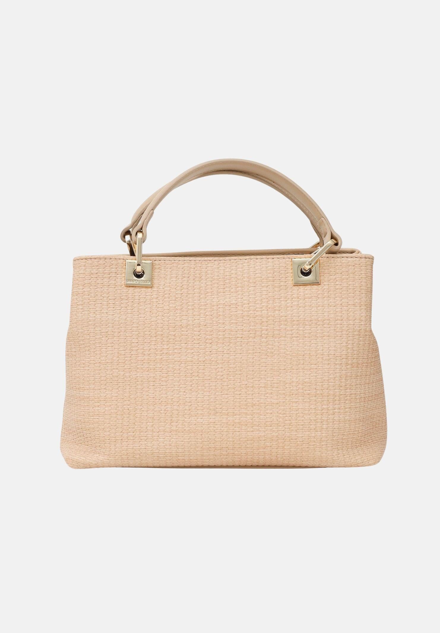 MARC ELLIS Borsa a mano Krissy M Straw beige da donna KRISSY-M-STRAW NA MARC ELLIS 