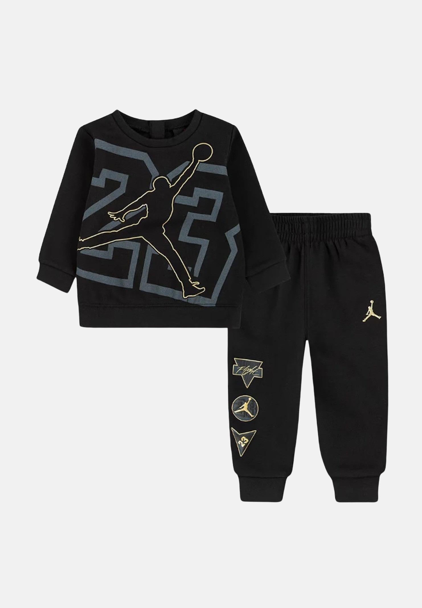 Tuta See Me Shine nera da neonato 65D547 023 JORDAN 