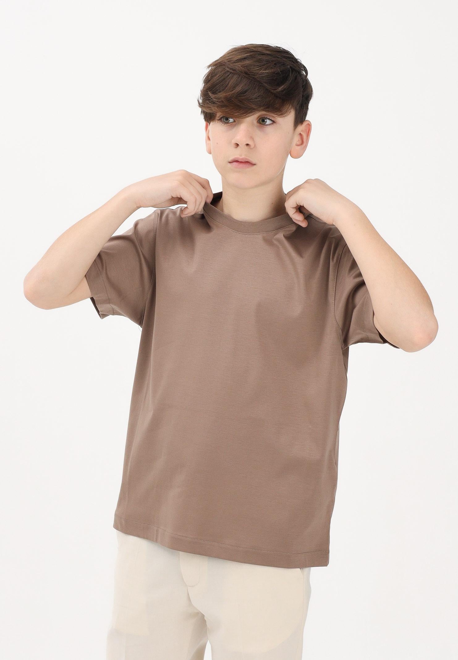 I'M BRIAN T-shirt a manica corta beige da bambino TS3742J TA I'M BRIAN 