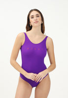 MARNI Costume intero viola per donna e bambina con stampa logo M01350M00M2 0M609 MARNI 