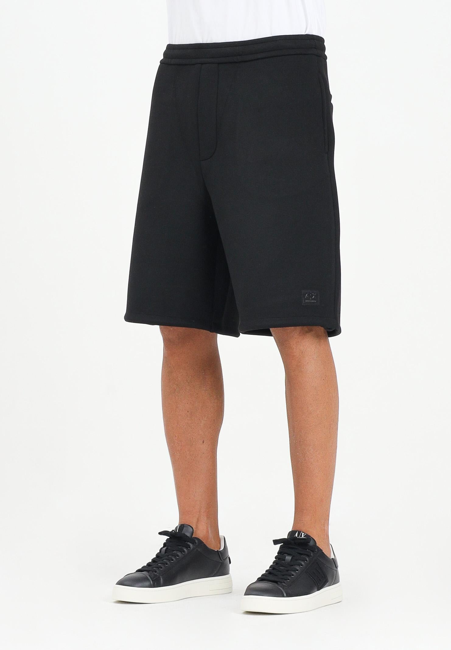ARMANI EXCHANGE Shorts nero da uomo con logo XM001392AF18746 UC001 ARMANI EXCHANGE 