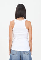 PINKO Canotta bianca da donna con strass e borchie 105928A2XY Z04 PINKO 