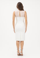 PATRIZIA PEPE Abito midi a tubino bianco da donna 2A3047A737 W146 PATRIZIA PEPE 