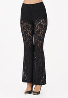 VICOLO Leggings nero da donna in pizzo TF1647 NE VICOLO 