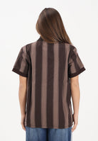 ADIDAS ORIGINALS Polo a manica corta Twill Football marrone da donna KD5450 . ADIDAS ORIGINALS 