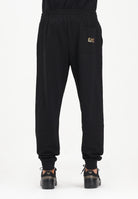 EA7 Pantalone sportivo nero da uomo con stampa logo 7M000571AF13512 MC004 EA7 