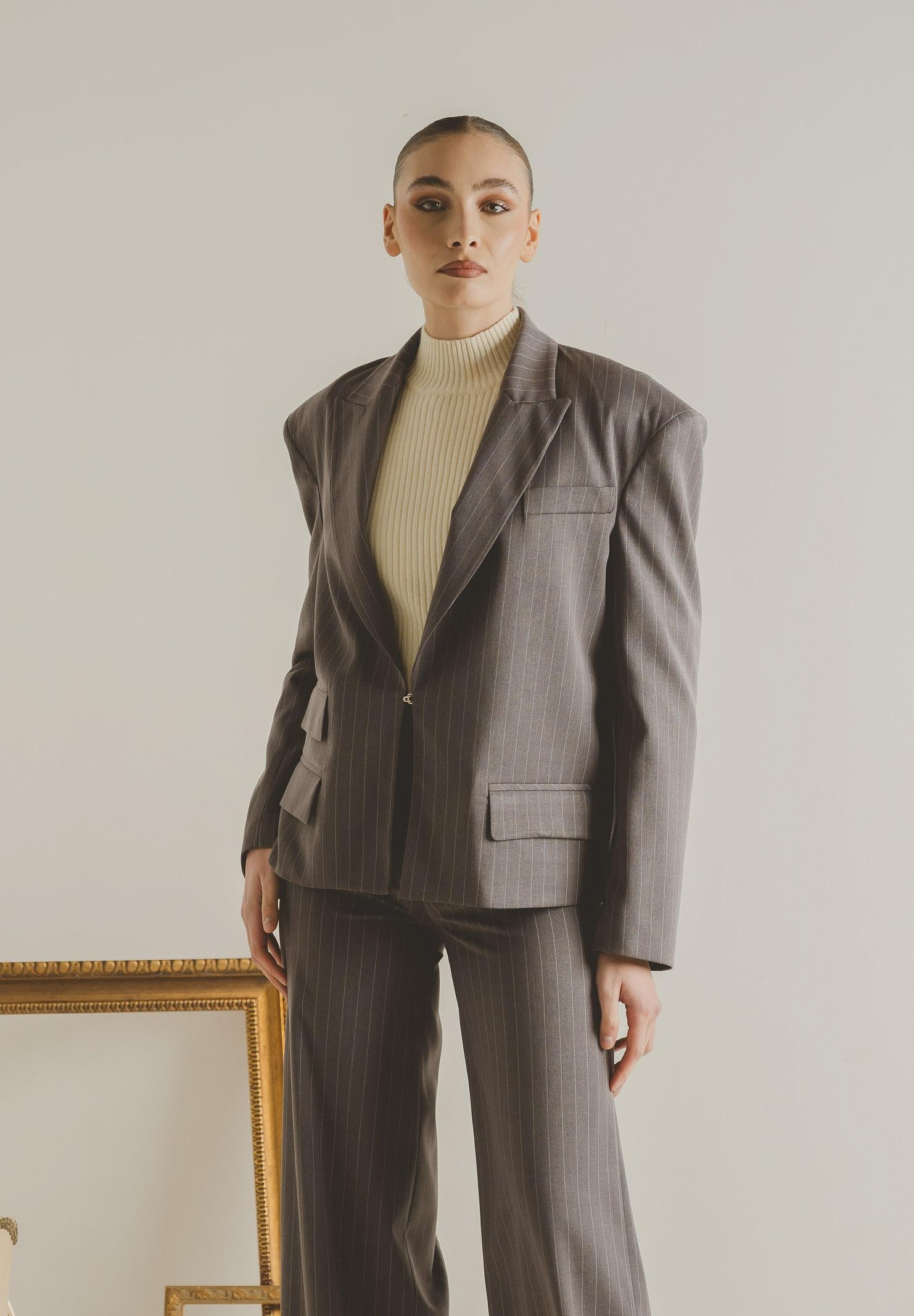 SANTAS Giacca OMBRE grigia da donna PV2619 GR SANTAS 