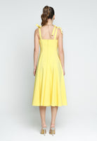 SANTAS Abito midi MEDELEINE giallo da donna PV2508 GIALLO SANTAS 