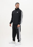 ADIDAS PERFORMANCE Tuta Basic 3 Stripes Tricot nera da uomo JI8849 . ADIDAS PERFORMANCE 