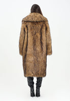 DSQUARED2 Pelliccia lunga in eco-pelliccia beige per donna e ragazze DQ3057D0AEB DQ716 DSQUARED2 