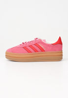 ADIDAS ORIGINALS Sneakers Gazelle Bold fucsia e rosse da donna JQ7407 . ADIDAS ORIGINALS 