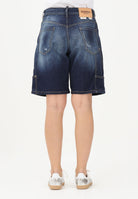 DSQUARED2 Shorts di jeans in denim blu scuro per donna, ragazzi e bambini DQ3212D0AFS DQ01 DSQUARED2 