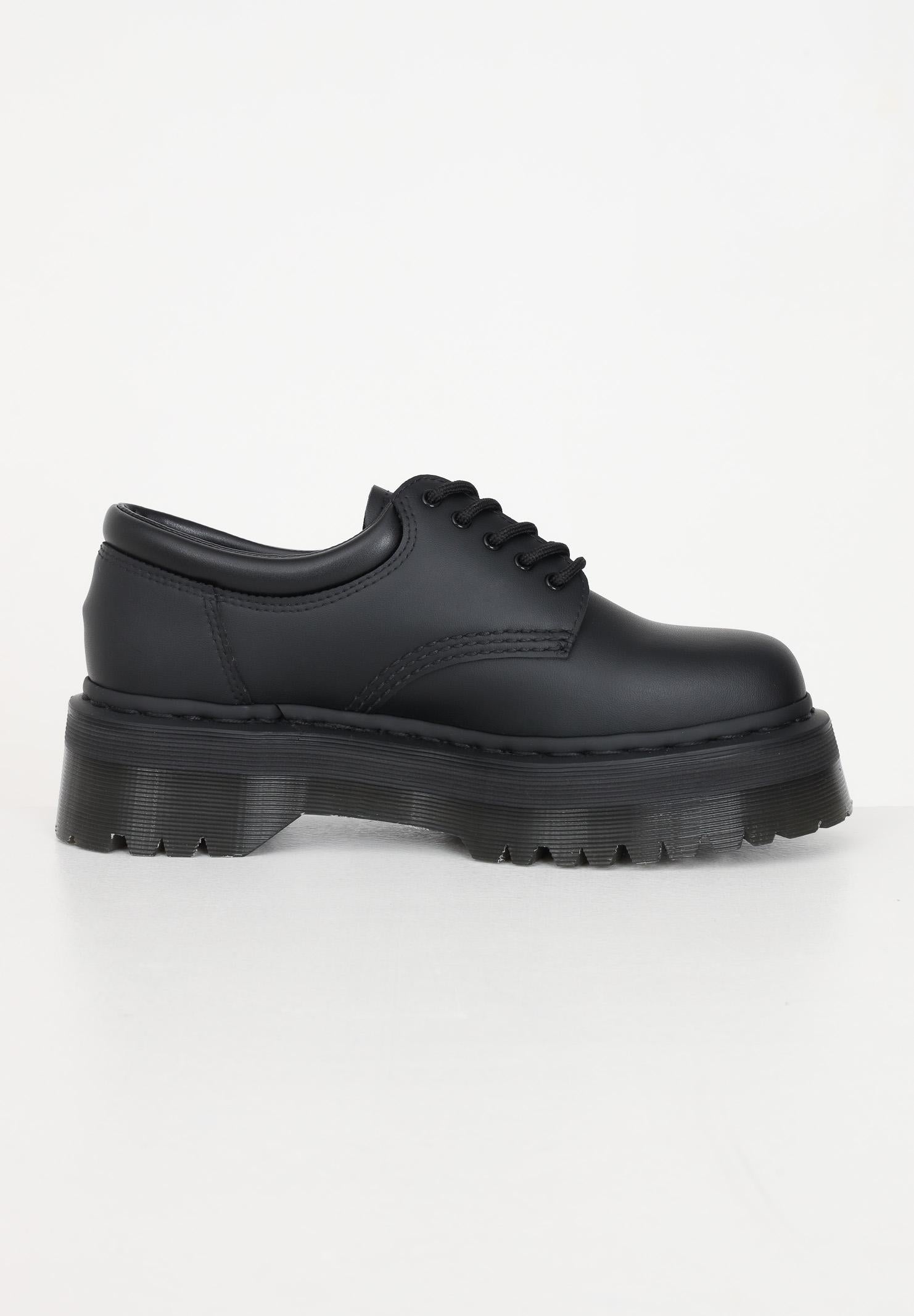 DR.MARTENS Scarpe stringate Vegan 8053 Quad Mono in pelle nere da donna 31176001-V 8053 QUAD MONO  DR.MARTENS 