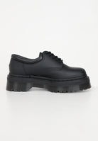 DR.MARTENS Scarpe stringate Vegan 8053 Quad Mono in pelle nere da donna 31176001-V 8053 QUAD MONO  DR.MARTENS 