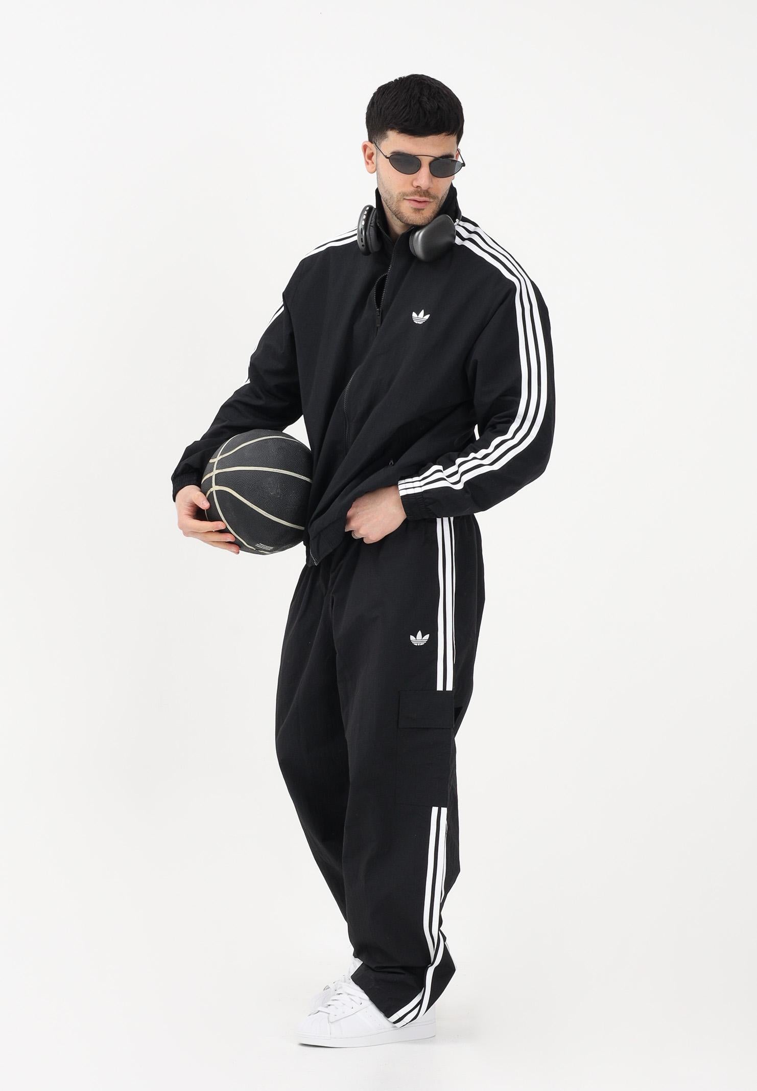 ADIDAS ORIGINALS Pantalone sportivo Cargo Adicolor Classics 3-Stripes nero da uomo KE2927 . ADIDAS ORIGINALS 