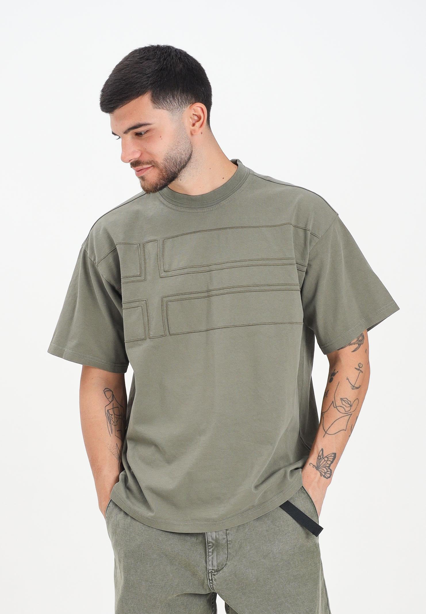 NAPAPIJRI T-shirt a manica corta Braies verde da uomo NP0A88YPG0A1 . NAPAPIJRI 