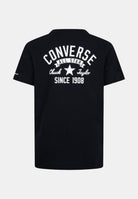 CONVERSE T-shirt a manica corta RETRÒ nera per bambino e bambina 9CG911 023 CONVERSE 