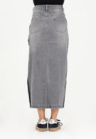 ADIDAS ORIGINALS Gonna Adicolor 3-Stripes in denim grigio da donna JW2659 . ADIDAS ORIGINALS 