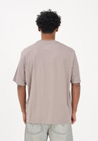 ARMANI EXCHANGE T-shirt a manica corta beige da uomo con taschino e logo XM000366AF12308 U6107 ARMANI EXCHANGE 